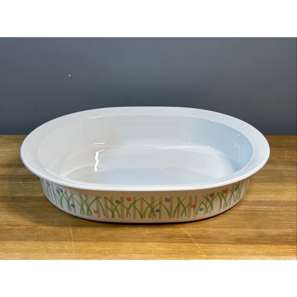 Corning Ware Classic Elegance Jardin oval casserole dish